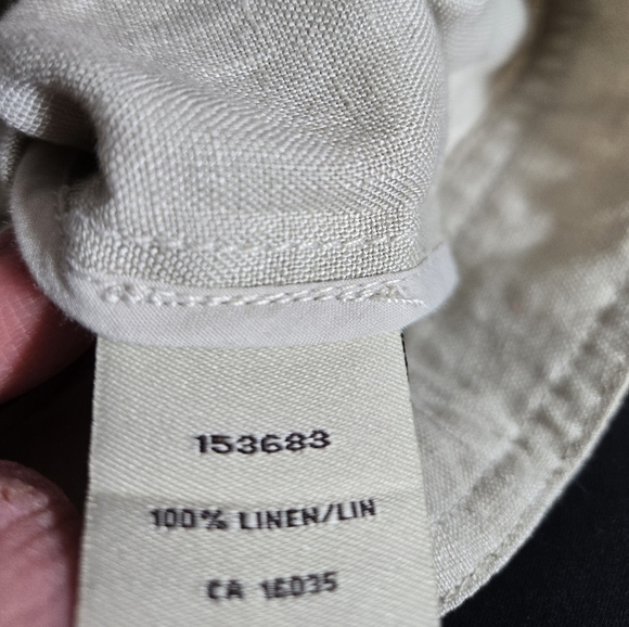 MARVIN RICHARDS cropped Cream Linen Jacket. Size Small - Picture 9 of 11